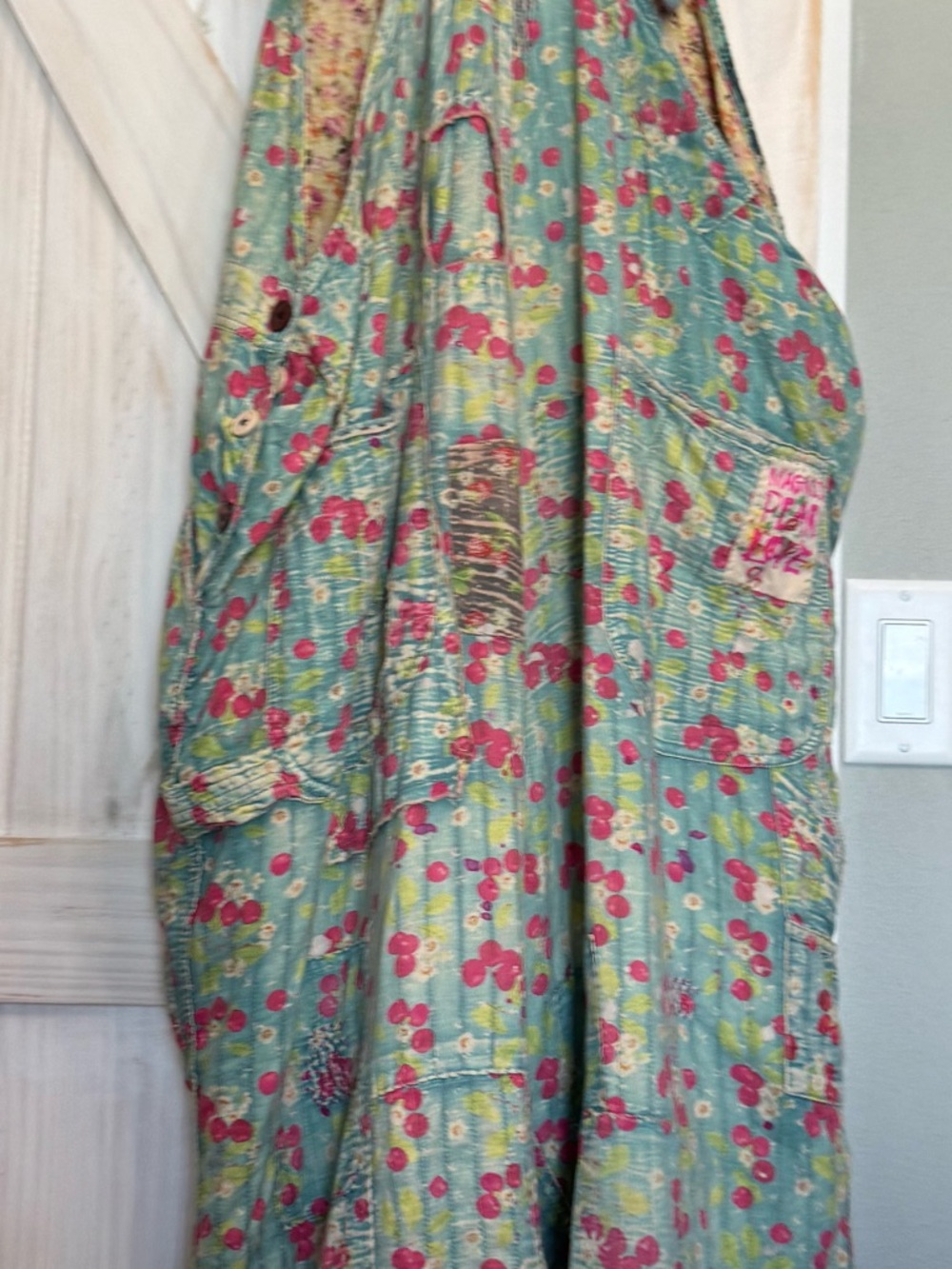 MAGNOLIA PEARL LOVE RARE CHERRY BLOSSOM OVERALLS OS - Picture 13 of 16